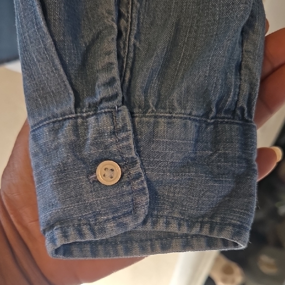 GAP Light Blue Women's Blouse - Picture 3 of 5